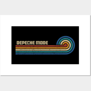Depeche Mode - Retro Sunset Posters and Art